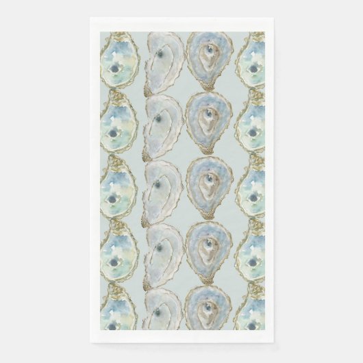 Waterverf-oesters Servet (Voorkant)