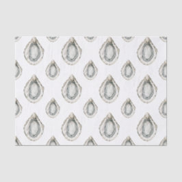 Waterverf oesters tissuepapier