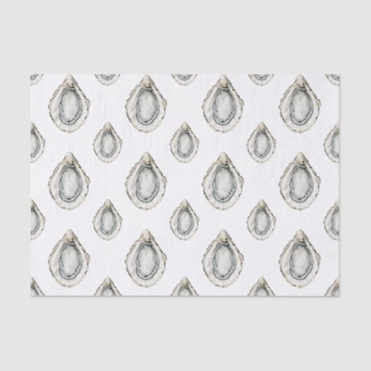 Waterverf oesters tissuepapier (Voorkant)