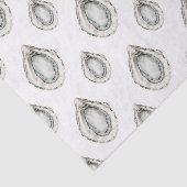 Waterverf oesters tissuepapier (Detail)