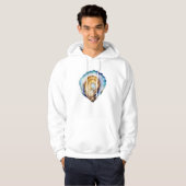 Waterverf Oesterschelp Hoodie (Voorkant volledig)