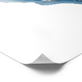 Waterverf Oesterschelp Poster (Hoek)