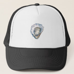 Waterverf Oesterschelp Trucker Pet