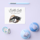 Waterverf ogen lash extension make-up branding flyer (Enkel)