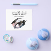 Waterverf ogen lash extension make-up branding flyer (Enkel)