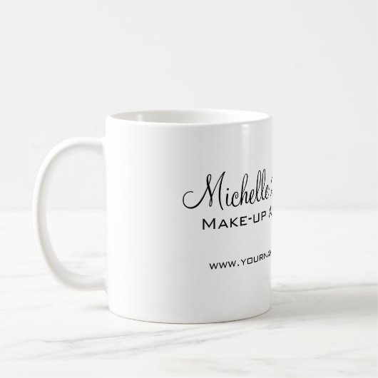 Waterverf ogen lash extension make-up branding koffiemok (Links)