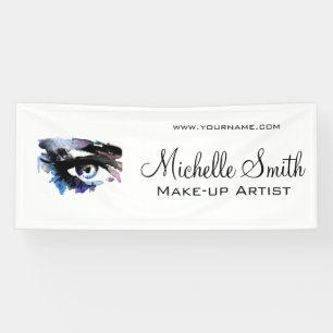 Waterverf ogen lash extension make-up branding spandoek