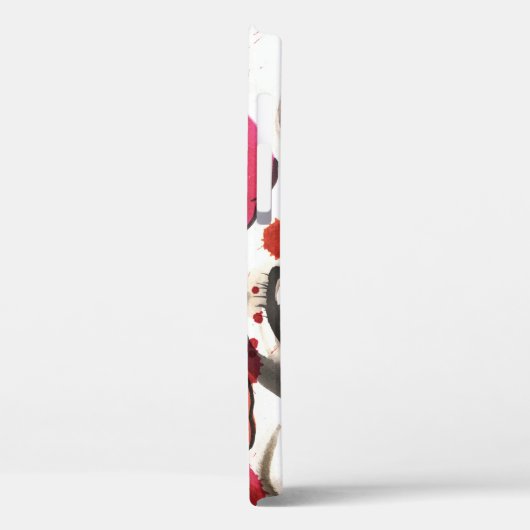 Waterverf Ogen & Lippenpatroon Case-Mate iPhone Case (Achterkant / Links)