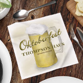 Waterverf Oktoberfest Beer Custom Servet