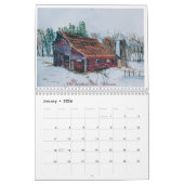 Waterverf Old Barns Calendar Kalender (Jan 2026)