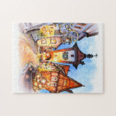 Waterverf Old City Legpuzzel (Horizontaal)