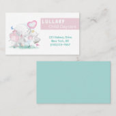 Waterverf Olephants Kinderdagopvang Visitekaartje (Voorkant / Achterkant)