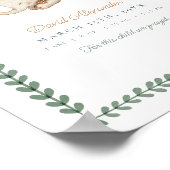  Waterverf Olifant Baby Boy Nursery Poster (Hoek)