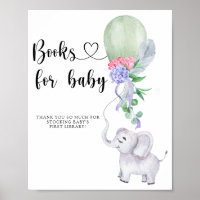 Waterverf Olifant & Ballon - boeken voor baby