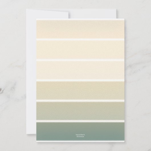 Waterverf Olifant Boeken Baby shower Kaart (Achterkant)