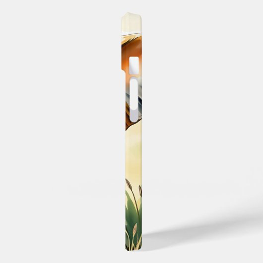 Waterverf olifant dichtbij Case-Mate iPhone case (Achterkant / Links)