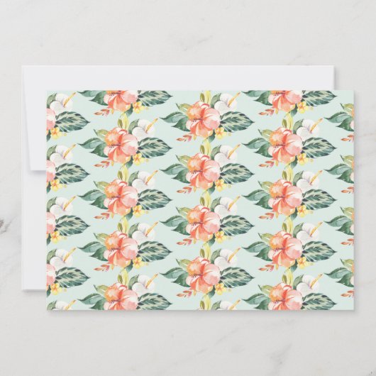 Waterverf olifant meisje verjaardagsfeest (Achterkant)