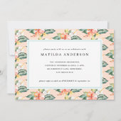 Waterverf olifant meisje verjaardagsfeest (Achterkant)