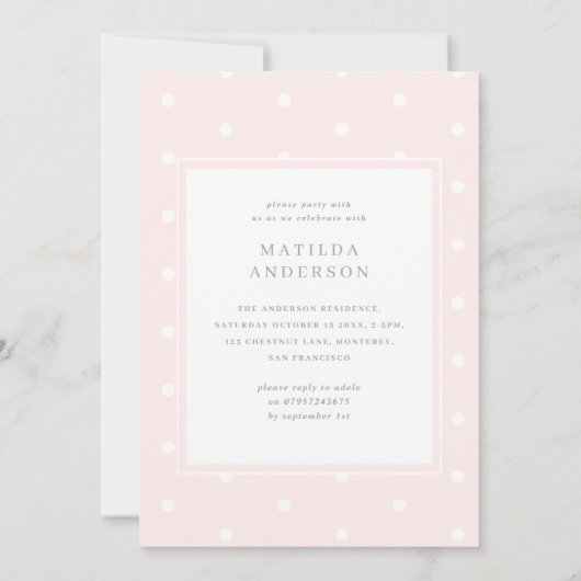 Waterverf olifant meisje verjaardagsfeest (Achterkant)