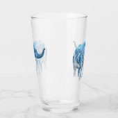 Waterverf olifant Natuur Animal Art Glass Glas (Links)