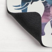 Waterverf Olifant Silhouet & Spikkel Muismat (Hoek)