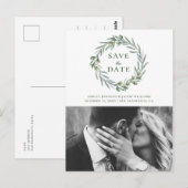 Waterverf olijf. Botanisch Italiaans Bewaar de dat Briefkaart (Voorkant / Achterkant)