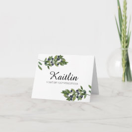 Waterverf Olijfgaard | Ben je mijn bruidsmeisje?