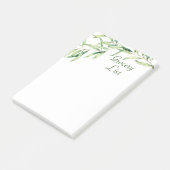 Waterverf Olijfolie Post-it® notes, 4 x 6 inch Notes (Schuin)