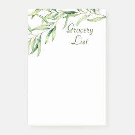 Waterverf Olijfolie Post-it® notes, 4 x 6 inch Notes