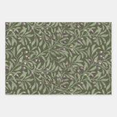 Waterverf Olijftak Botanische Inpakpapier Vel (Voorkant 3)
