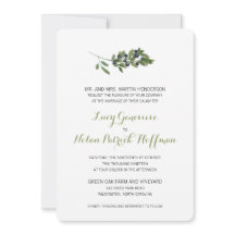 Waterverf Olijftak | Bruiloft