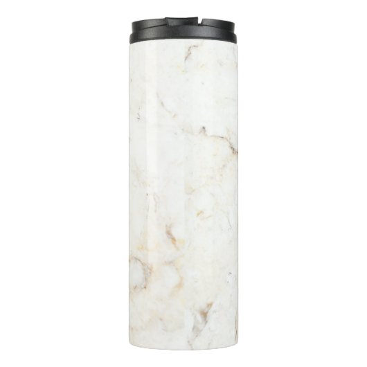 Waterverf olijftak verlaat marmermanaam thermosbeker (Achterkant)