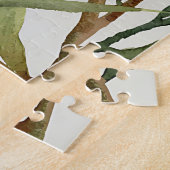 Waterverf Olijftakken Botanisch Legpuzzel (Zijkant)