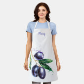 Waterverf Olijven Schort (Gedragen)