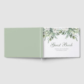 Waterverf olijven. Zomer bloemenitaliaanse bruilof Gastenboek (Volledig)