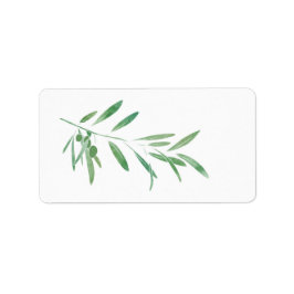 Waterverf Olive Branch Etiket