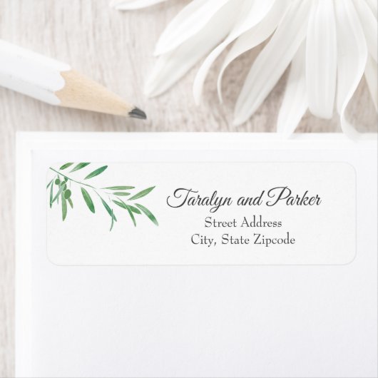 Waterverf Olive Branch Etiket (Insitu)