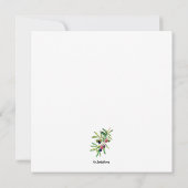 Waterverf Olive Branch Kaart (Achterkant)