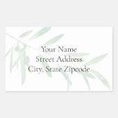 Waterverf Olive Branch labels (Voorkant)