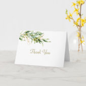 Waterverf Olive Branch Note Kaart (Gele Bloem)