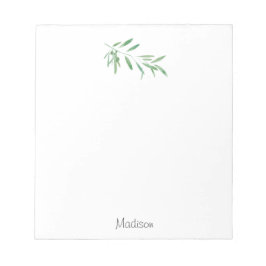 Waterverf Olive Branch Notitieblok