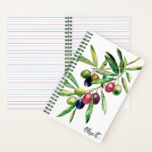 Waterverf Olive Branch Notitieboek (Binnen)
