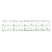 Waterverf Olive Branch Patroon Korte Tafelloper (Horizontaal)