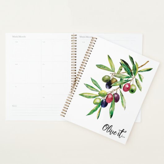 Waterverf Olive Branch Planner (Display)