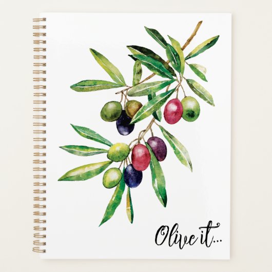 Waterverf Olive Branch Planner (Voorkant)