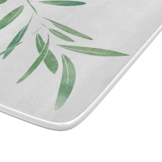 Waterverf Olive Branch Snijplank (Hoek)