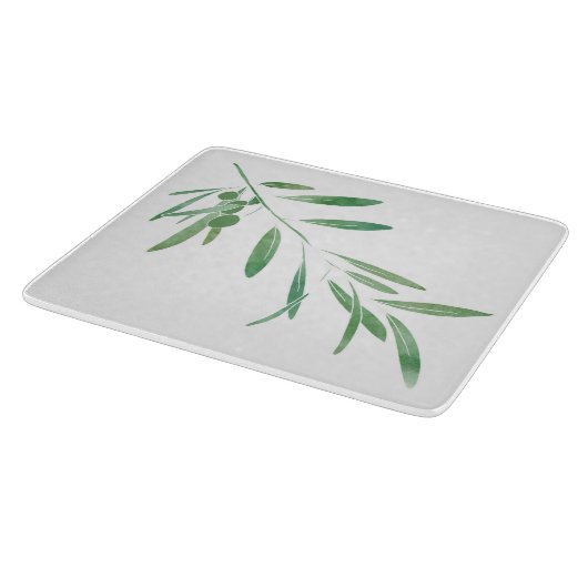 Waterverf Olive Branch Snijplank (Hoek)