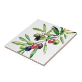 Waterverf Olive Branch Tegeltje (Zijkant)