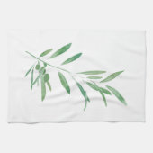 Waterverf Olive Branch Theedoek (Horizontaal)