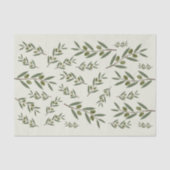 Waterverf Olive Branch Tissuepapier (Voorkant)